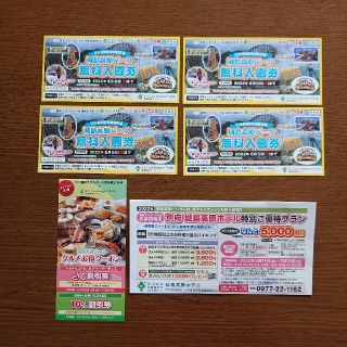 💕城島高原パーク(城島後楽園遊園地) 入場無料券 4枚💕(その他)