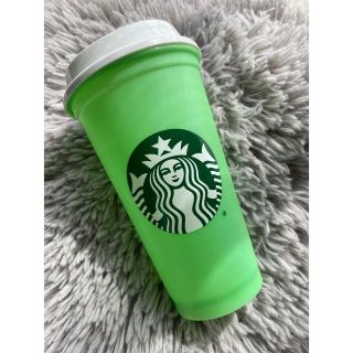 スタバ(Starbucks Coffee) プラスチック（グリーン・カーキ/緑色系）の