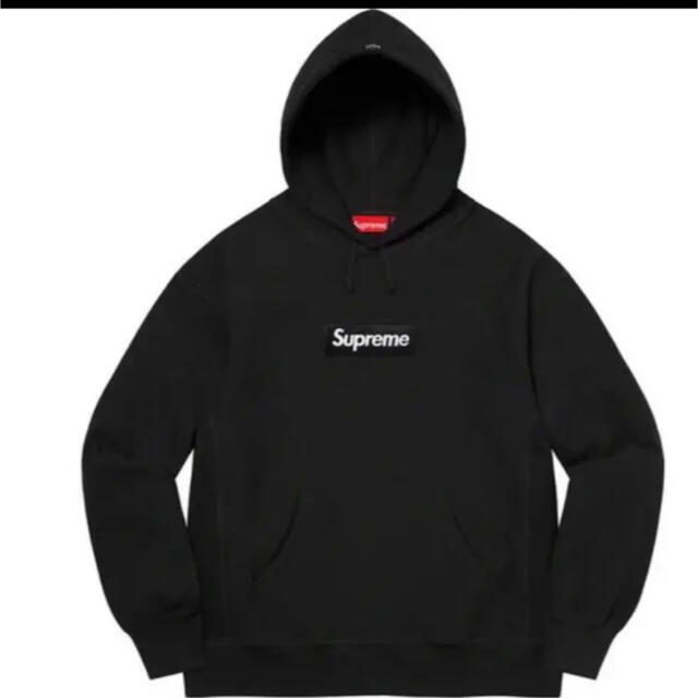 シュプリームsupreme box logo hooded sweatshirt M