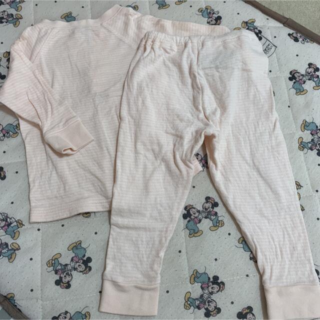 MUJI (無印良品)(ムジルシリョウヒン)のパジャマ 女の子 無印良品 80-90 キッズ/ベビー/マタニティのベビー服(~85cm)(パジャマ)の商品写真