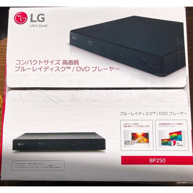 LG Electronics(エルジーエレクトロニクス)のLG ブルーレイ/DVDプレーヤー BP250 スマホ/家電/カメラのテレビ/映像機器(ブルーレイプレイヤー)の商品写真