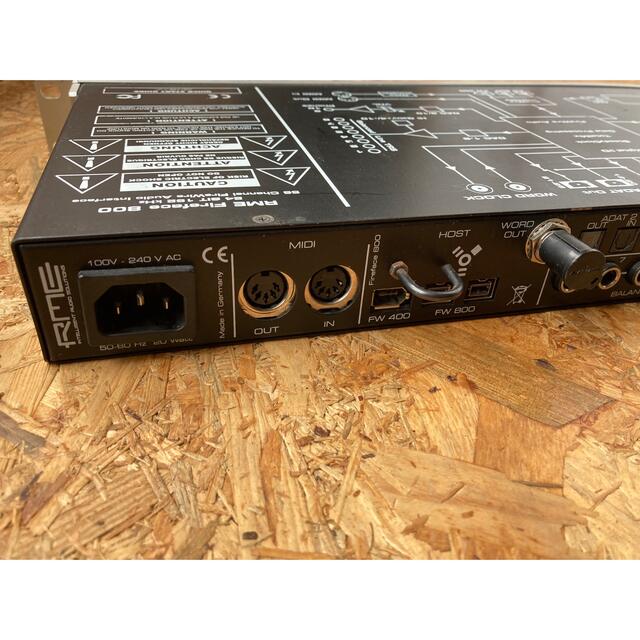 RME FIREFACE800 楽器のDTM/DAW(オーディオインターフェイス)の商品写真