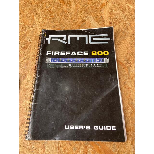 RME FIREFACE800 楽器のDTM/DAW(オーディオインターフェイス)の商品写真