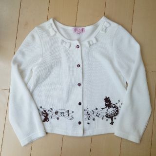 マザウェイズ(motherways)の専用☆美品☆マザウェイズ　カーディガン　ディズニー　アリス（120センチ）(カーディガン)