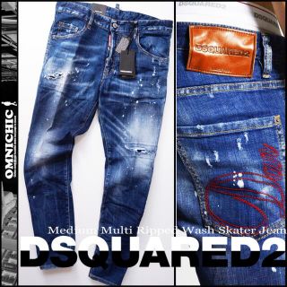 ディースクエアード(DSQUARED2)の■新品9万DSQUARED2DEANDANスケーターデニム50ディースクエアード(デニム/ジーンズ)