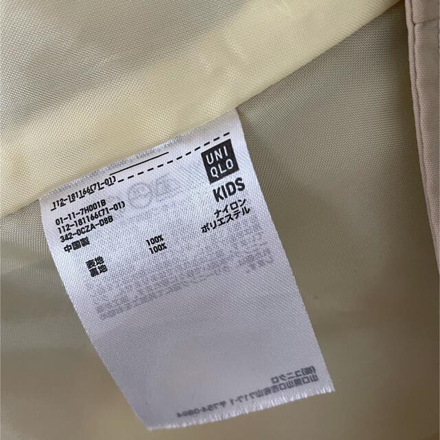 UNIQLO(ユニクロ)のトレンチコート キッズ/ベビー/マタニティのキッズ服女の子用(90cm~)(コート)の商品写真