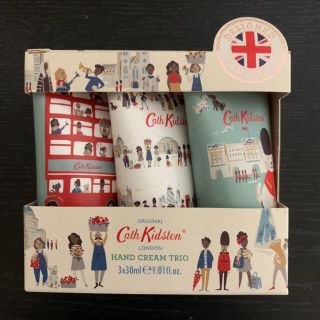 キャスキッドソン(Cath Kidston)のキャスキッドソン　ハンドクリームトリオ　ロンドンピープル　3×30ml(ハンドクリーム)