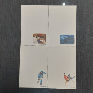 ジブリ(ジブリ)の宮崎駿アニメbox post card 4枚セット(フォトフレーム)
