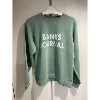 バンクスジャーナル(BANKS JOURNAL)のBANKS JOURNAL ヴィンテージグリーン　トレーナー(スウェット)