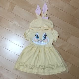 ディズニー(Disney)のミスバニー チュールワンピース 120cm(ワンピース)