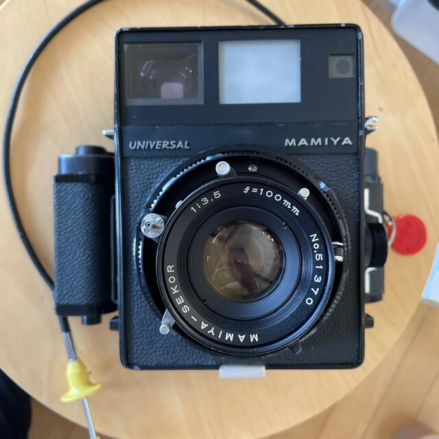 USTMamiya(マミヤ)のMamiya Universal 100mm F3.5 フィルムカメラ　中判 スマホ/家電/カメラのカメラ(フィルムカメラ)の商品写真