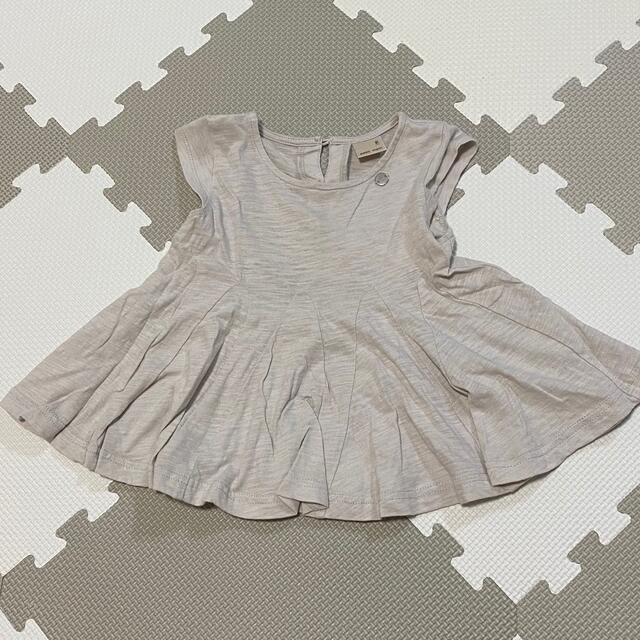 petit main(プティマイン)のプティマイン フレアTシャツ 90 キッズ/ベビー/マタニティのキッズ服女の子用(90cm~)(Tシャツ/カットソー)の商品写真