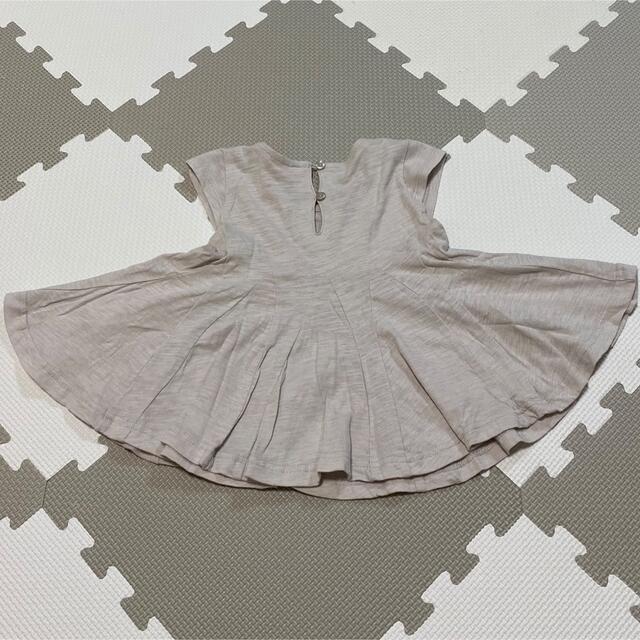 petit main(プティマイン)のプティマイン フレアTシャツ 90 キッズ/ベビー/マタニティのキッズ服女の子用(90cm~)(Tシャツ/カットソー)の商品写真