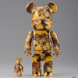 ベアブリック(BE@RBRICK)のBE@RBRICK 狩野永徳「唐獅子図屏風」 100% ＆ 400%(その他)