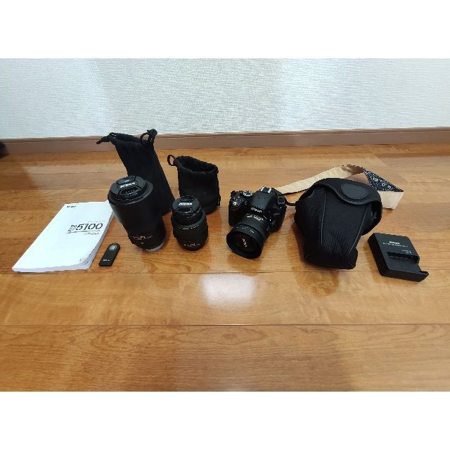 【箱なし】nikon D5100【レンズ３本付き】 1