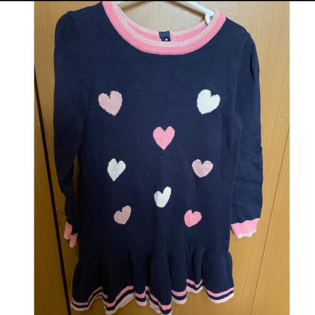 GAP(ギャップ)の専用‼️  キラキラ　レギンス　ハートのワンピ キッズ/ベビー/マタニティのキッズ服女の子用(90cm~)(パンツ/スパッツ)の商品写真