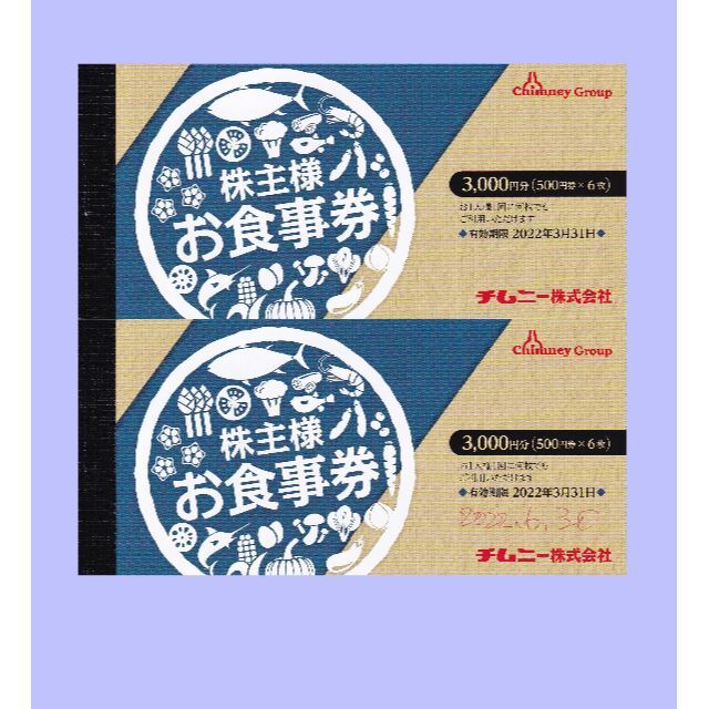 チムニー 株主優待12,分-