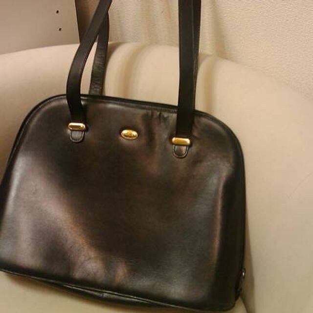 BALLY(バリー) レザー ダークネイビー トートバッグ - トートバッグ