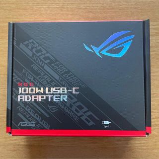 エイスース(ASUS)の新品 asus ROG 100W USB-C Adapter(バッテリー/充電器)