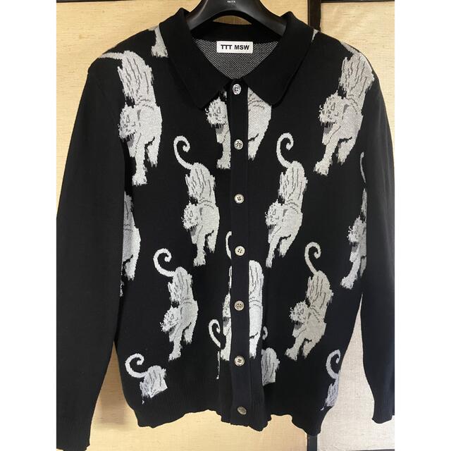 感謝価格】 Needles - 黒 パンサーニットカーディガン 2021AW TTT_MSW