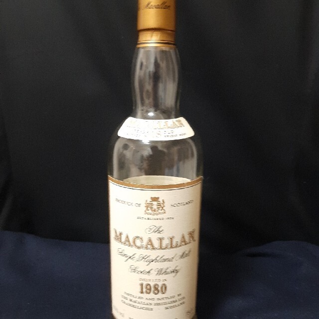 期間限定値下げ【激レア旧ボトル】マッカラン18年 1980空瓶 - ウイスキー