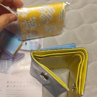 フェリシモ(FELISSIMO)のみゆきちさん専用　SOUSOU黄色花柄小銭入のみ(財布)