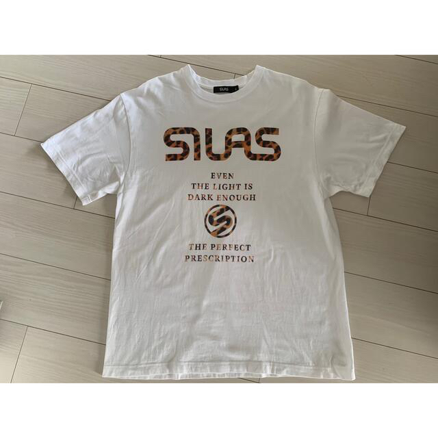 SILAS(サイラス)のSILAS Tシャツ　ヒョウ柄ロゴ　XL メンズのトップス(Tシャツ/カットソー(半袖/袖なし))の商品写真