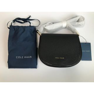 コールハーン(Cole Haan)の☆お値下☆レア☆コールハーン  クロスボディ ブラック(ショルダーバッグ)