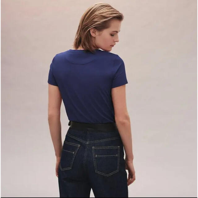 ほぼ未使用 エルメス HERMES 刺繍入りポケット Tシャツ サイズ36