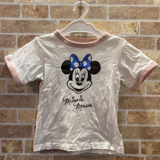 GLOBAL WORK(グローバルワーク)のミニーちゃんTシャツ♡グローバルワーク キッズ/ベビー/マタニティのキッズ服女の子用(90cm~)(Tシャツ/カットソー)の商品写真