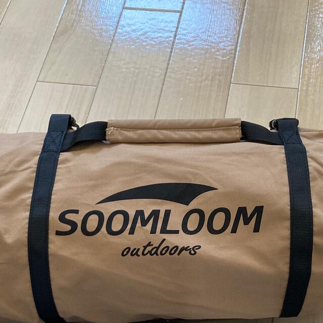soomloom TCタープ ヘキサタープ 4.2×4.1m ポール付き カーキ soomloom TCタープ ヘキサタープ 4.2×4.1m ポール付き カーキ