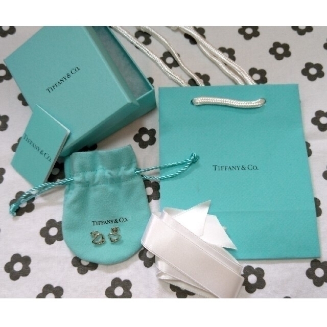 Tiffany & Co.(ティファニー)のティファニー　オープンハート　ピアス　エルサ・ペレッティ　袋、箱付き レディースのアクセサリー(ピアス)の商品写真