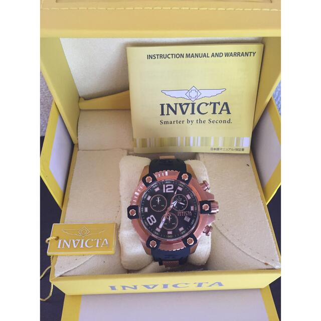 ほぼ未使用 美品 鑑定済み 正規品 INVICTA 時計 メンズ