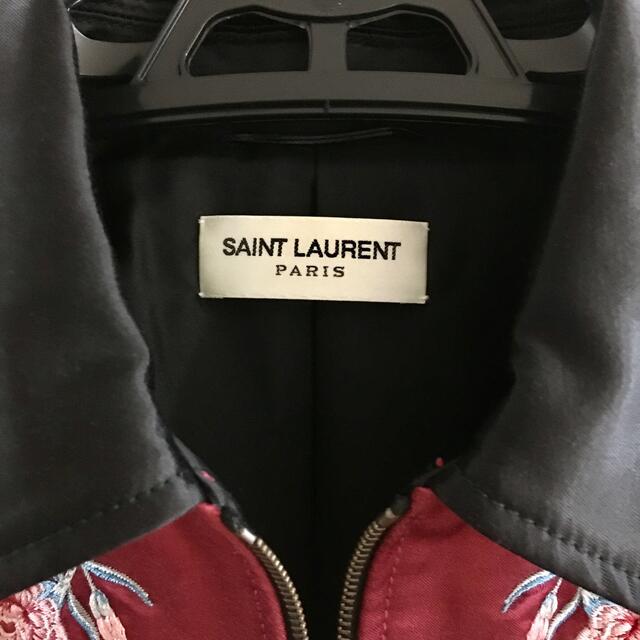 Saint Laurent(サンローラン)の新品！ サンローラン フラワー刺繍 ブルゾン グッチ セリーヌ パーカー シャツ メンズのジャケット/アウター(ブルゾン)の商品写真