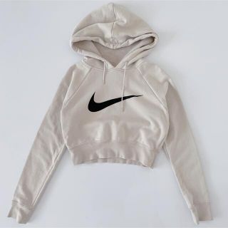 ナイキ(NIKE)のNIKE ナイキ スウォッシュロゴパーカー スエット グレー S(パーカー)