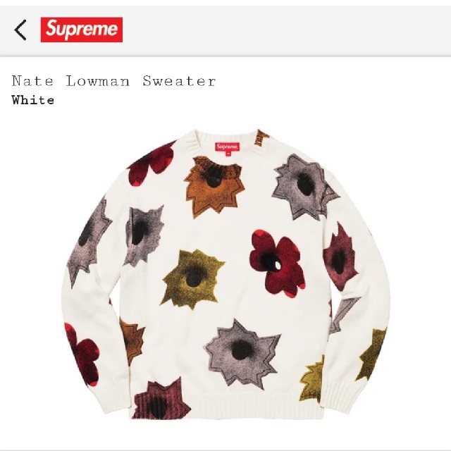 Supreme(シュプリーム)のSupreme Nate Lowman Sweater L Large メンズのトップス(ニット/セーター)の商品写真