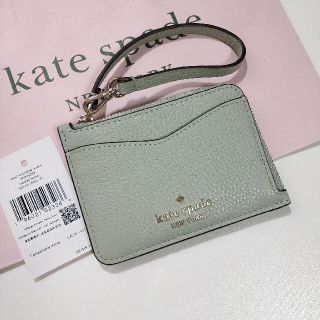 ケイトスペードニューヨーク(kate spade new york)の新色★ケイトスペードニューヨーク リストレット パスケース 定期入れ グリーン(パスケース/IDカードホルダー)