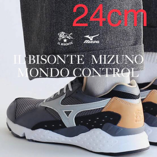 イルビゾンテ(IL BISONTE)の【新品】MIZUNO IL BISONTE ミズノ　イルビゾンテ　24cm(スニーカー)