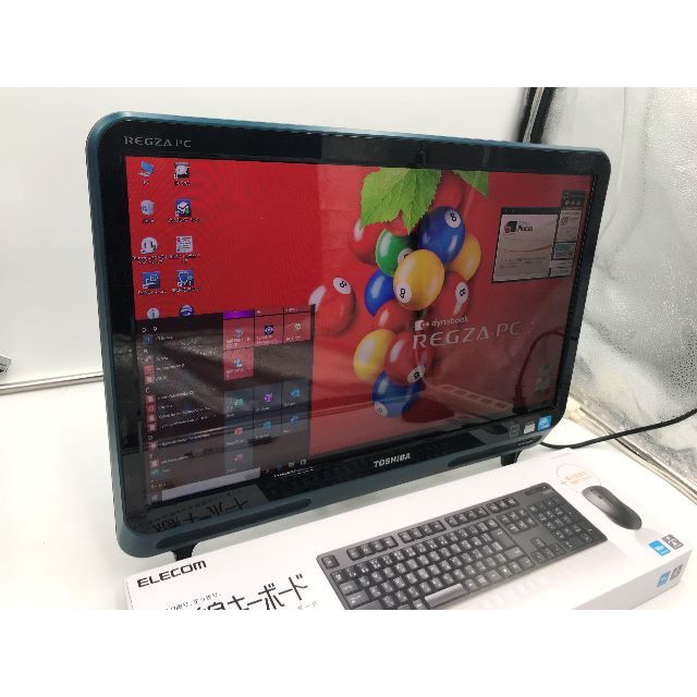 東芝(トウシバ)の【美品】東芝レクザ・デスクトップPC 「送料無料」 スマホ/家電/カメラのPC/タブレット(デスクトップ型PC)の商品写真