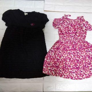 ギャップキッズ(GAP Kids)の【匿名配送】女の子 ワンピース 130 2セット 春夏お洒落着に♬(ワンピース)