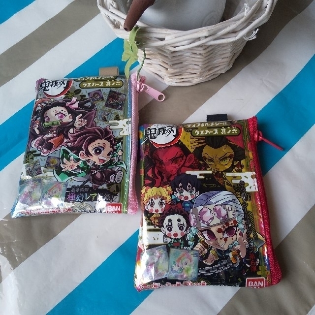 ami様☆専用【2点セット】ウエハース☆リメイクポーチ☆おもしろポーチ