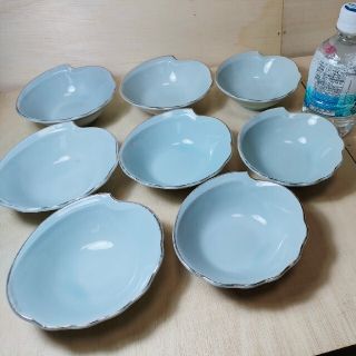 「陶器小鉢　8枚」Ｂ　昭和　レトロ(食器)