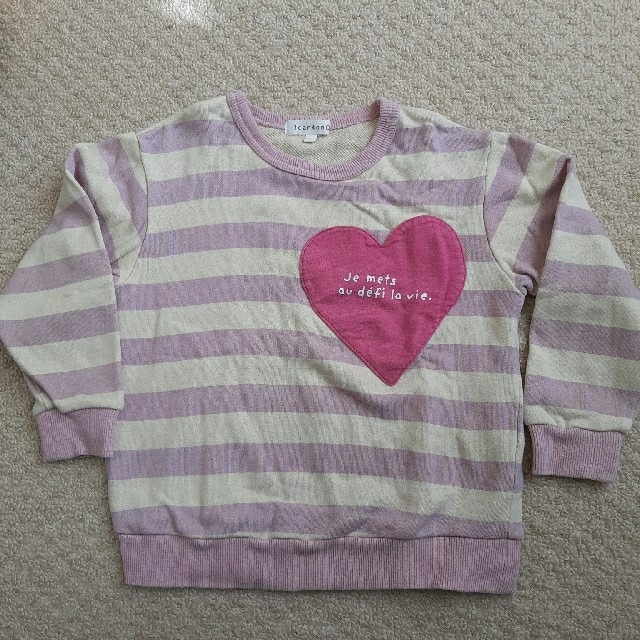 3can4on(サンカンシオン)のゆい 様専用　3can4on　スウェット　110 キッズ/ベビー/マタニティのキッズ服女の子用(90cm~)(Tシャツ/カットソー)の商品写真