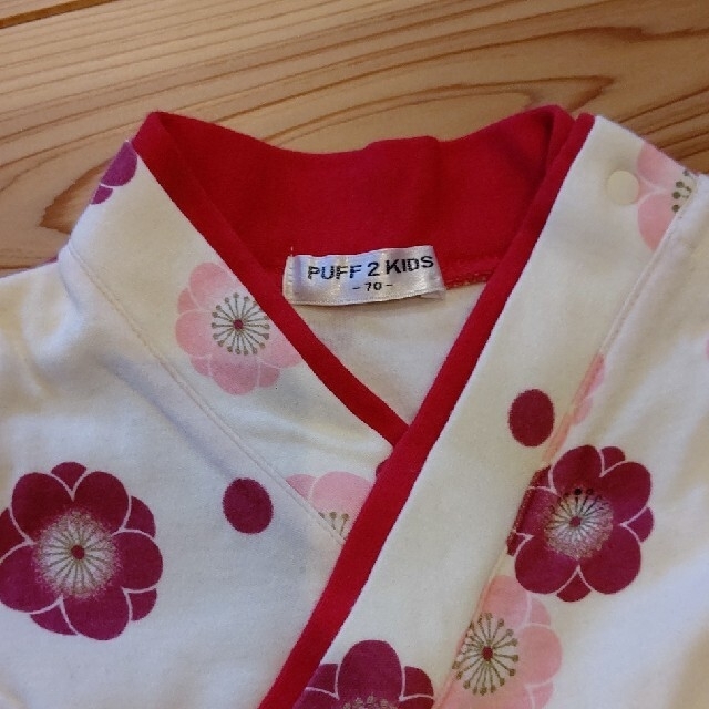 袴ロンパース 女の子 サイズ70 キッズ/ベビー/マタニティのベビー服(~85cm)(ロンパース)の商品写真