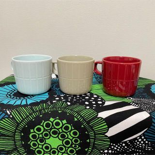 マリメッコ(marimekko)のmarimekko マリメッコ　Tiiliskivi マグカップセット(食器)