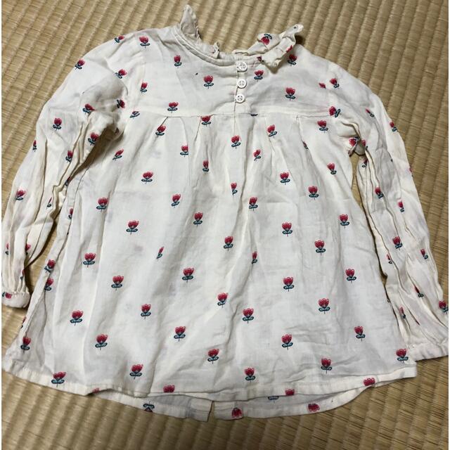 NEXT(ネクスト)の花柄ブラウス キッズ/ベビー/マタニティのキッズ服女の子用(90cm~)(ブラウス)の商品写真