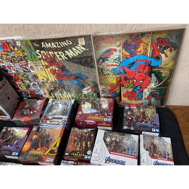 BANDAI - アイアンマンとスパイダーマンのグッズの通販 by shop
