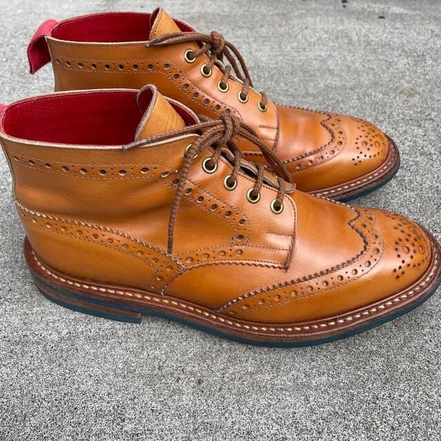 Tricker's 5ホールブーツ UK7.5 ダイナイトソール エーコンメンズ