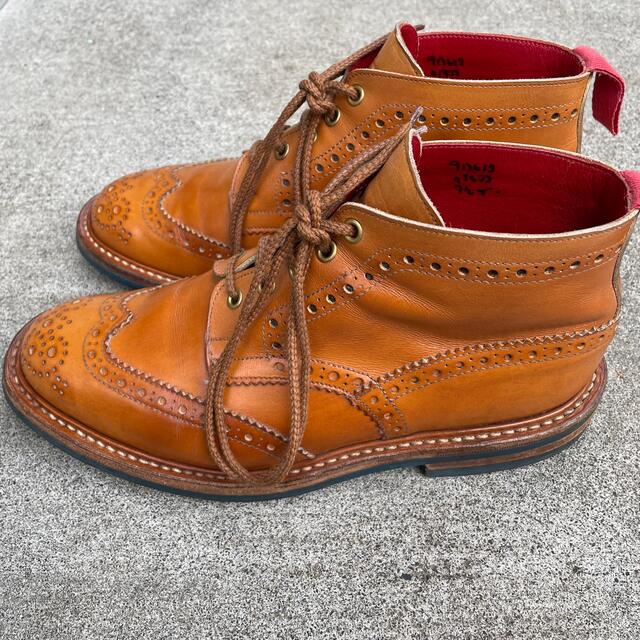 Tricker's 5ホールブーツ UK7.5 ダイナイトソール エーコンメンズ