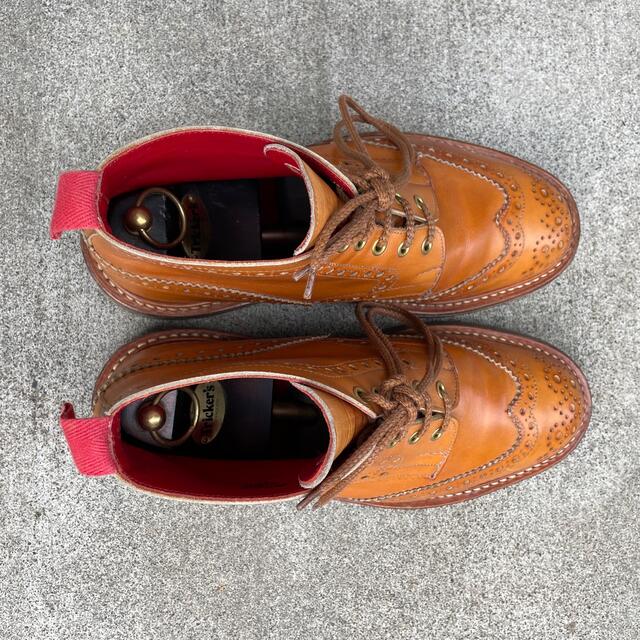 Tricker's 5ホールブーツ UK7.5 ダイナイトソール エーコンメンズ